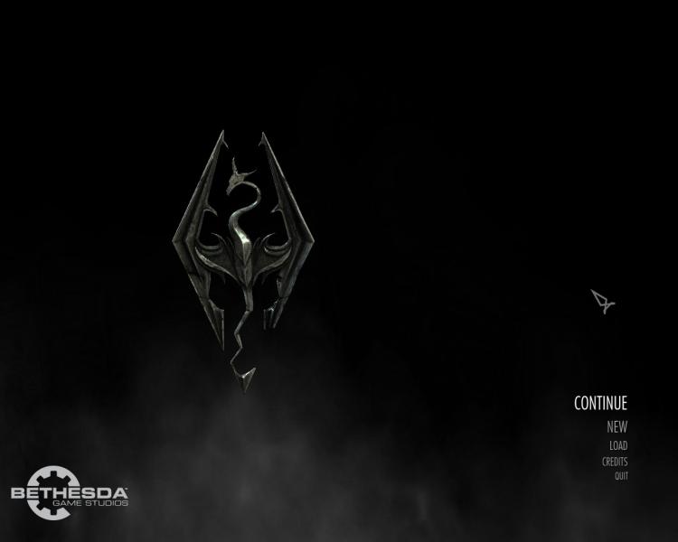 Elder Scrolls V: Skyrim Title Screen